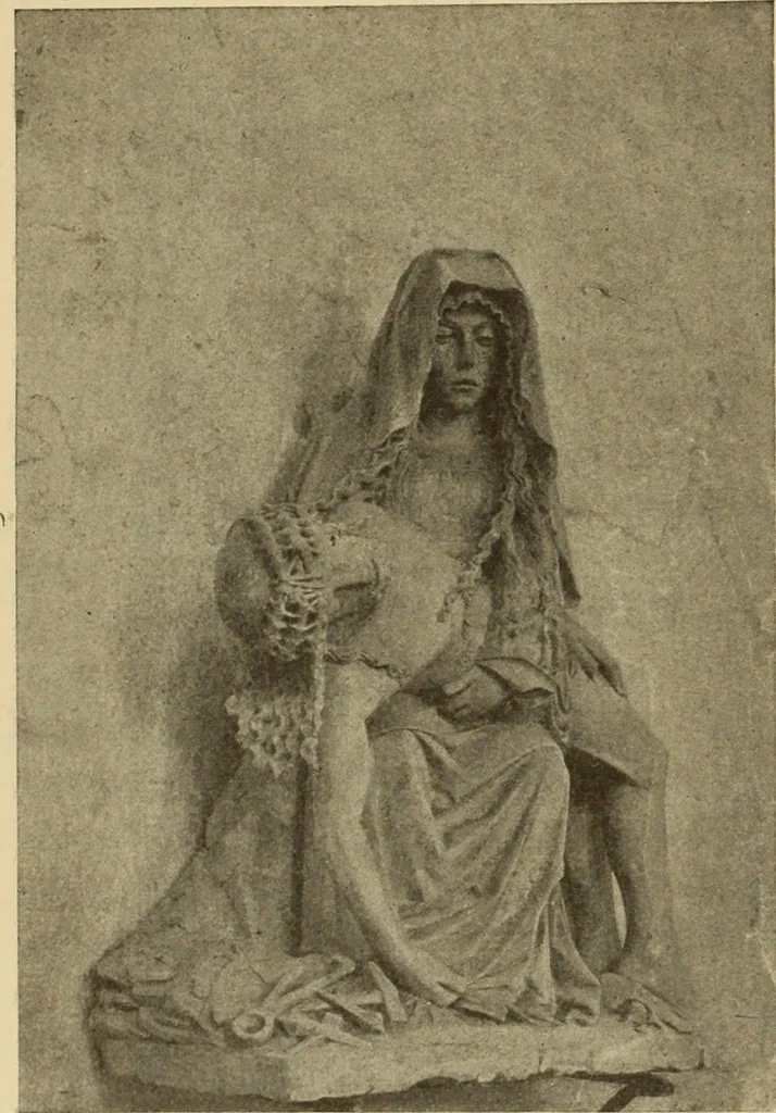 An illustration from L'art religieux de la fin du moyen âge en France;, 1908, leaf 147
