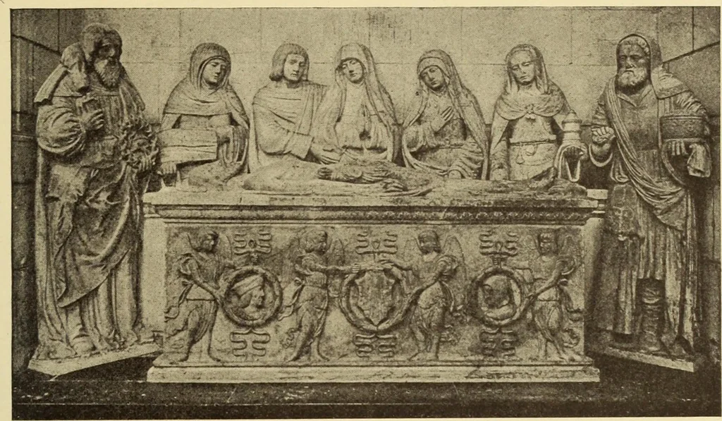An illustration from L'art religieux de la fin du moyen âge en France;, 1908, leaf 152