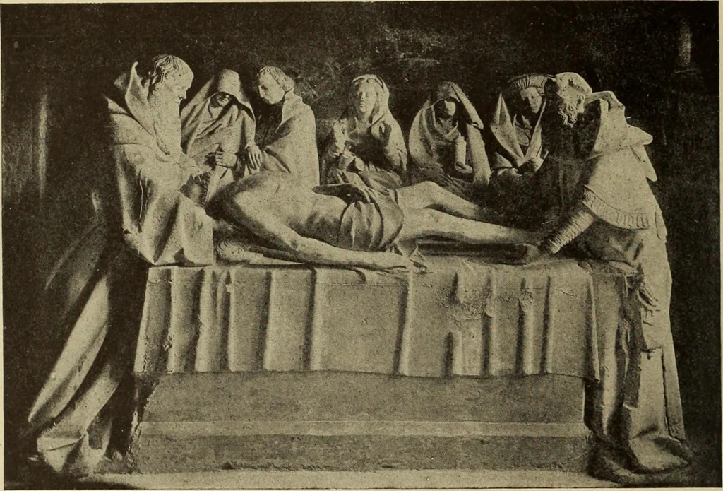 An illustration from L'art religieux de la fin du moyen âge en France;, 1908, leaf 153