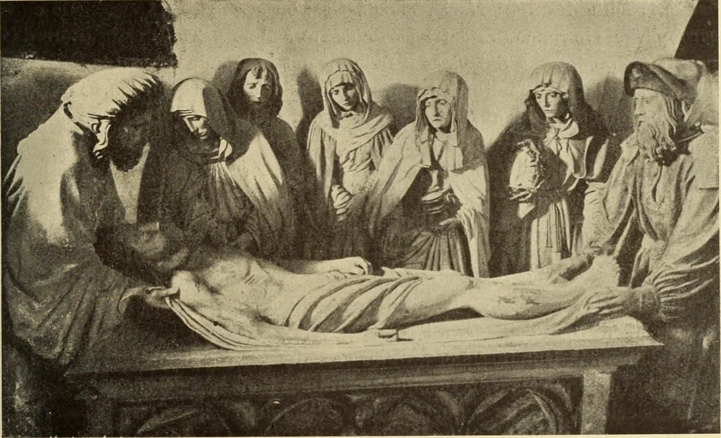 An illustration from L'art religieux de la fin du moyen âge en France;, 1908, leaf 154