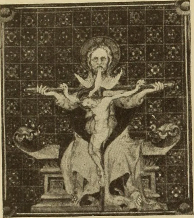 An illustration from L'art religieux de la fin du moyen âge en France;, 1908, leaf 159