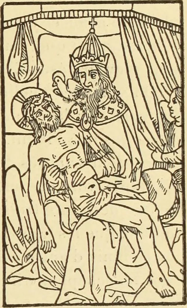 An illustration from L'art religieux de la fin du moyen âge en France;, 1908, leaf 162
