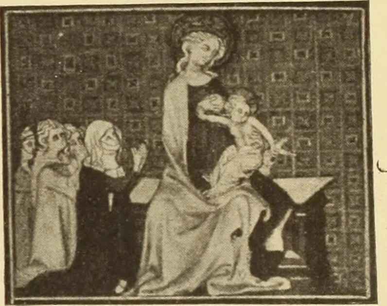 An illustration from L'art religieux de la fin du moyen âge en France;, 1908, leaf 166
