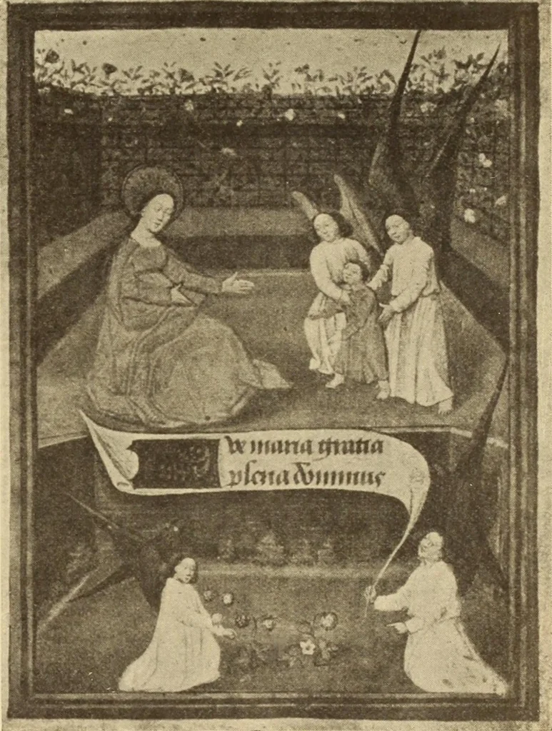 An illustration from L'art religieux de la fin du moyen âge en France;, 1908, leaf 170