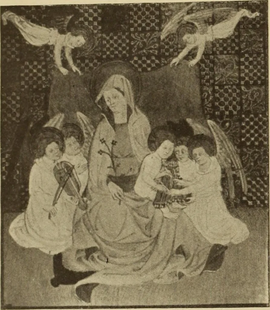 An illustration from L'art religieux de la fin du moyen âge en France;, 1908, leaf 171