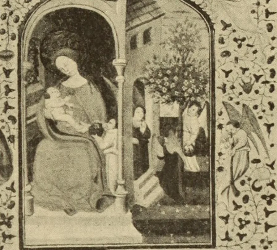 An illustration from L'art religieux de la fin du moyen âge en France;, 1908, leaf 172