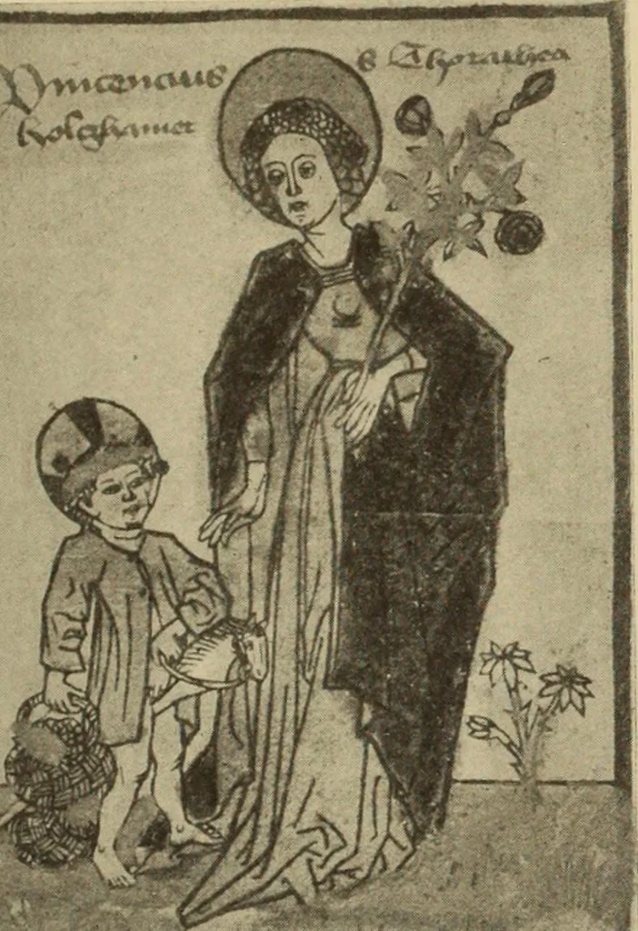 An illustration from L'art religieux de la fin du moyen âge en France;, 1908, leaf 173