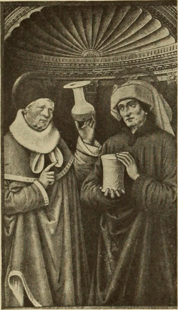 An illustration from L'art religieux de la fin du moyen âge en France;, 1908, leaf 177