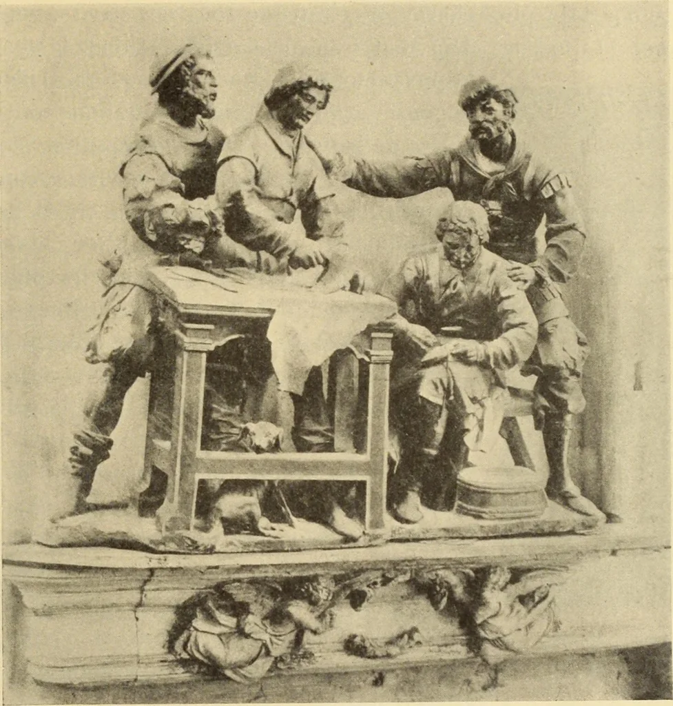 An illustration from L'art religieux de la fin du moyen âge en France;, 1908, leaf 178