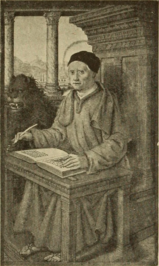 An illustration from L'art religieux de la fin du moyen âge en France;, 1908, leaf 179
