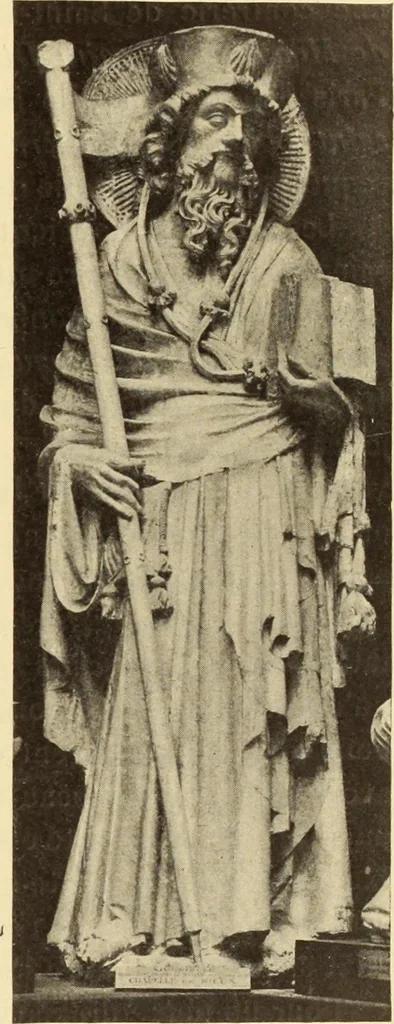 An illustration from L'art religieux de la fin du moyen âge en France;, 1908, leaf 198