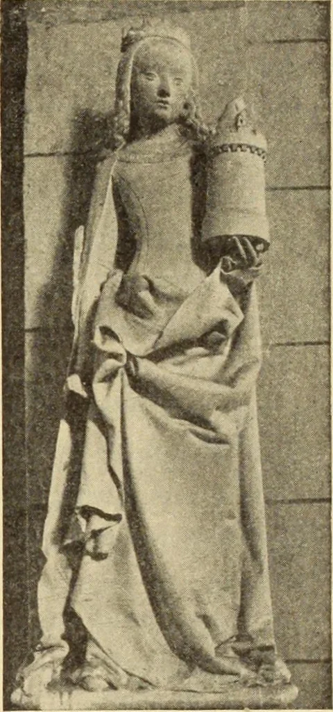 An illustration from L'art religieux de la fin du moyen âge en France;, 1908, leaf 206