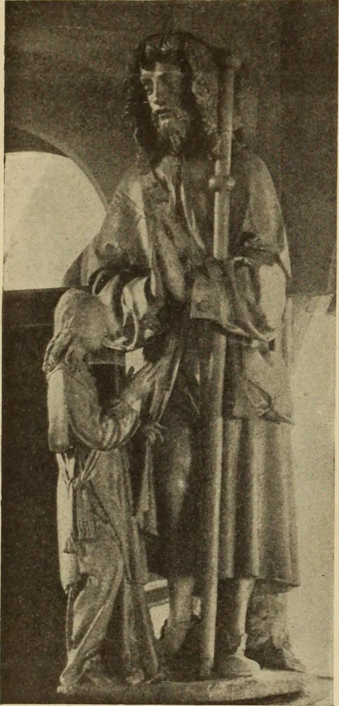 An illustration from L'art religieux de la fin du moyen âge en France;, 1908, leaf 213