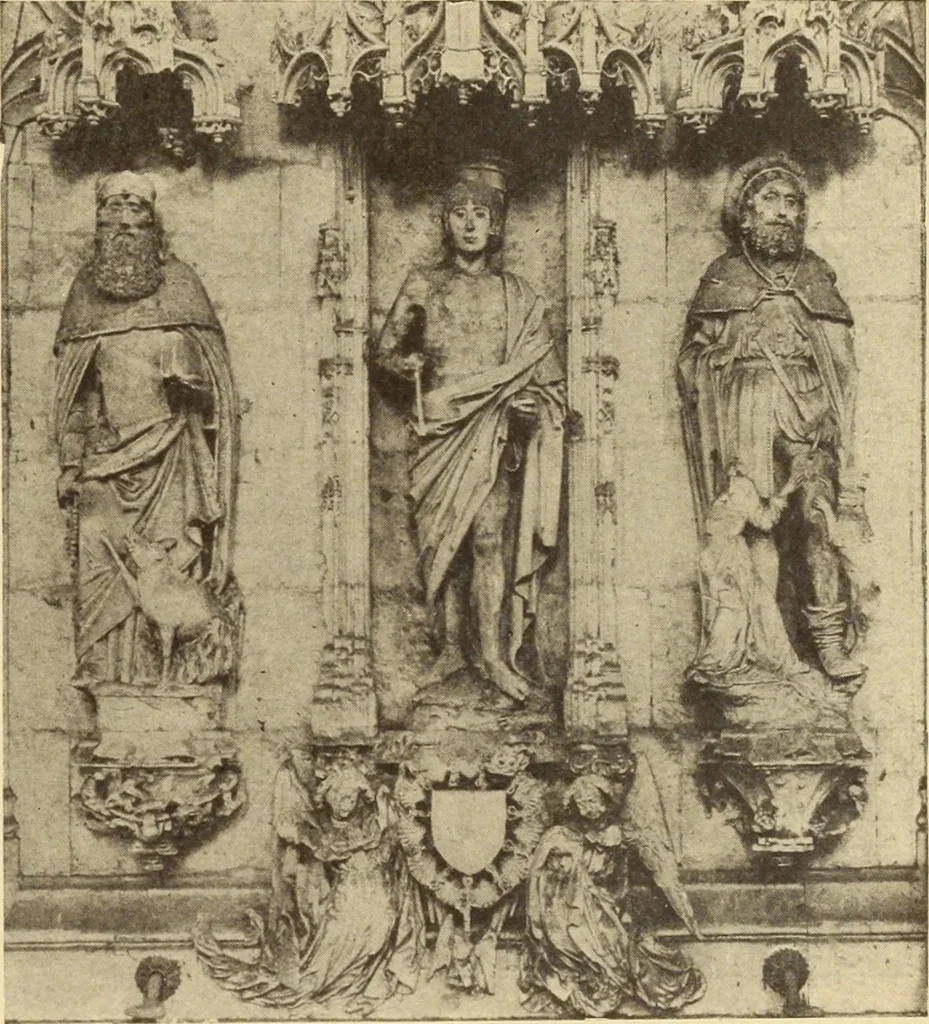 An illustration from L'art religieux de la fin du moyen âge en France;, 1908, leaf 214