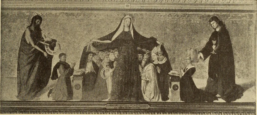 An illustration from L'art religieux de la fin du moyen âge en France;, 1908, leaf 218