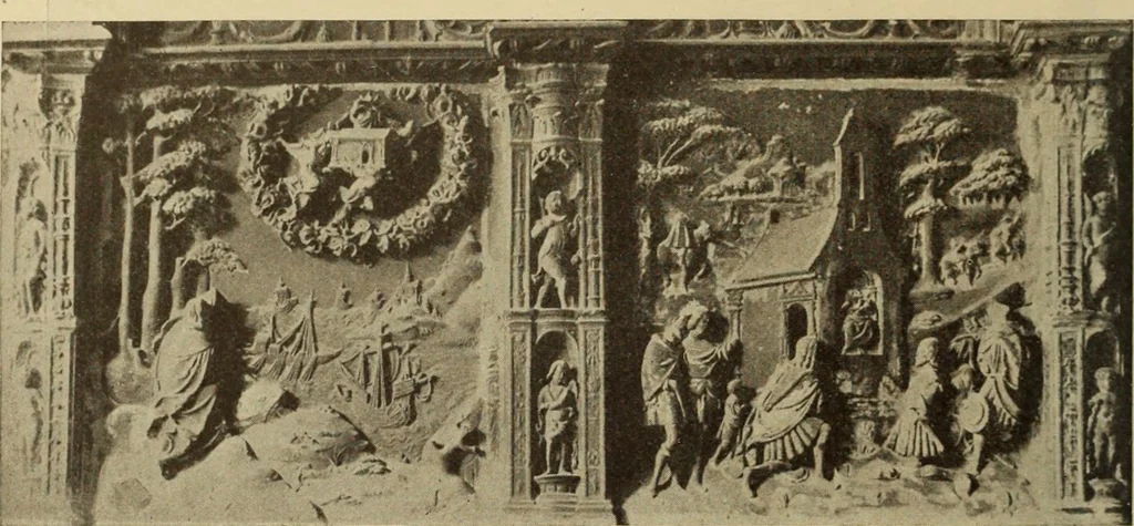 An illustration from L'art religieux de la fin du moyen âge en France;, 1908, leaf 223