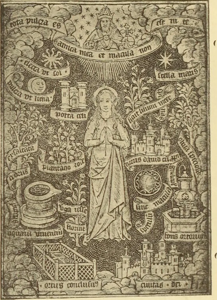 An illustration from L'art religieux de la fin du moyen âge en France;, 1908, leaf 230