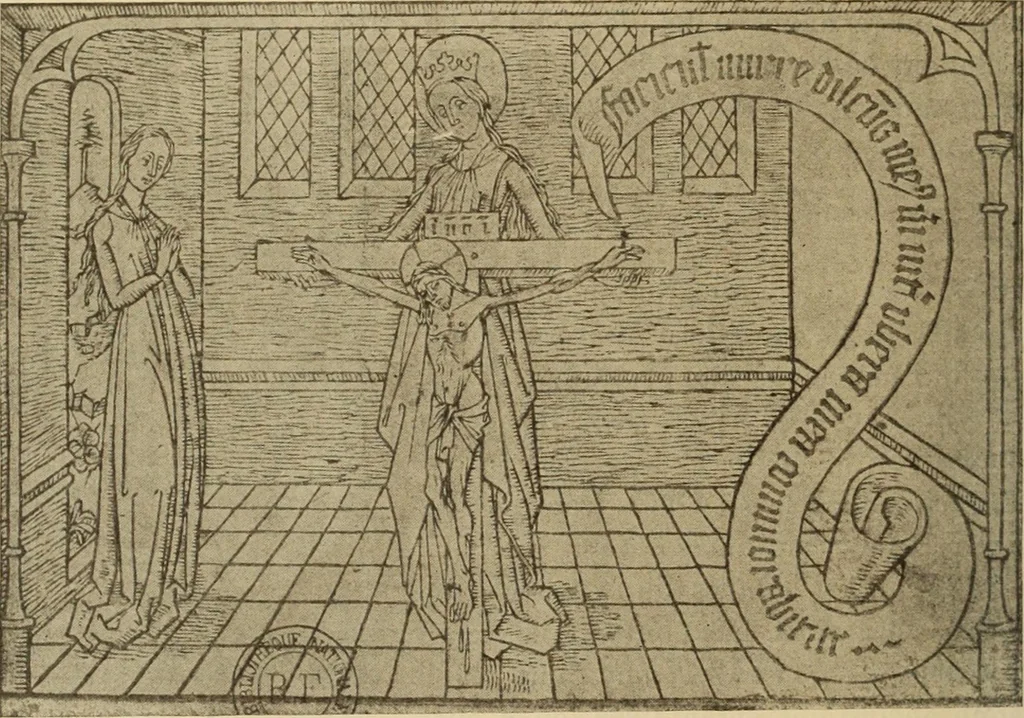 An illustration from L'art religieux de la fin du moyen âge en France;, 1908, leaf 231
