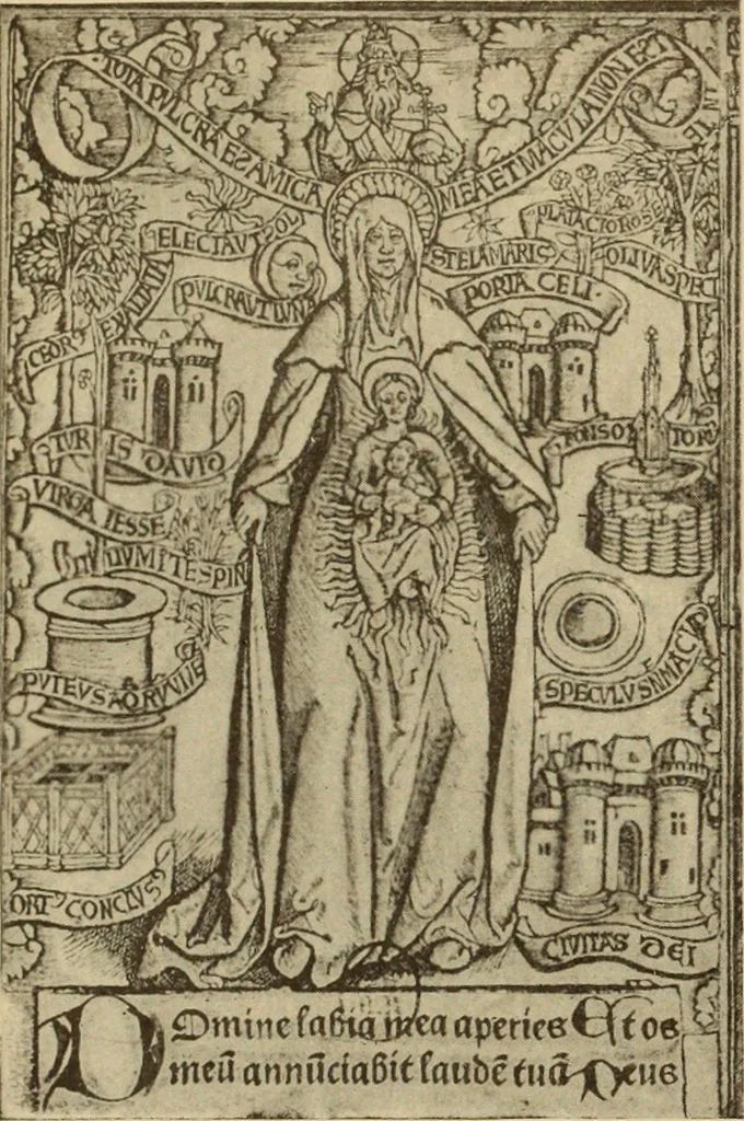 An illustration from L'art religieux de la fin du moyen âge en France;, 1908, leaf 239
