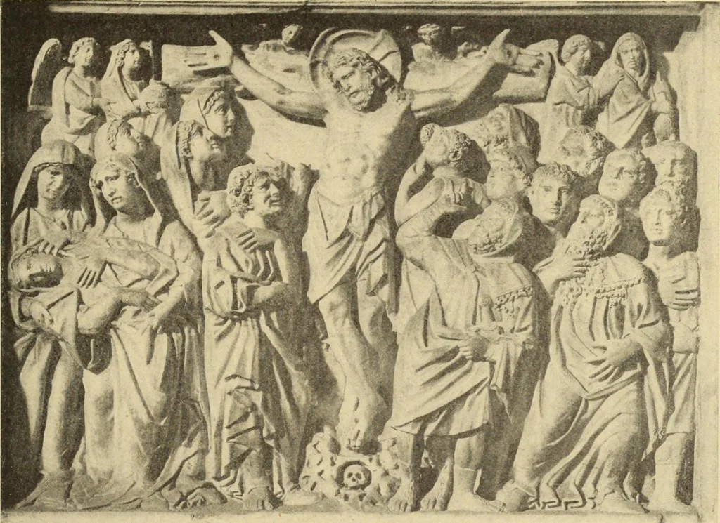 An illustration from L'art religieux de la fin du moyen âge en France;, 1908, leaf 24