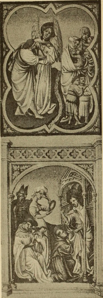 An illustration from L'art religieux de la fin du moyen âge en France;, 1908, leaf 249