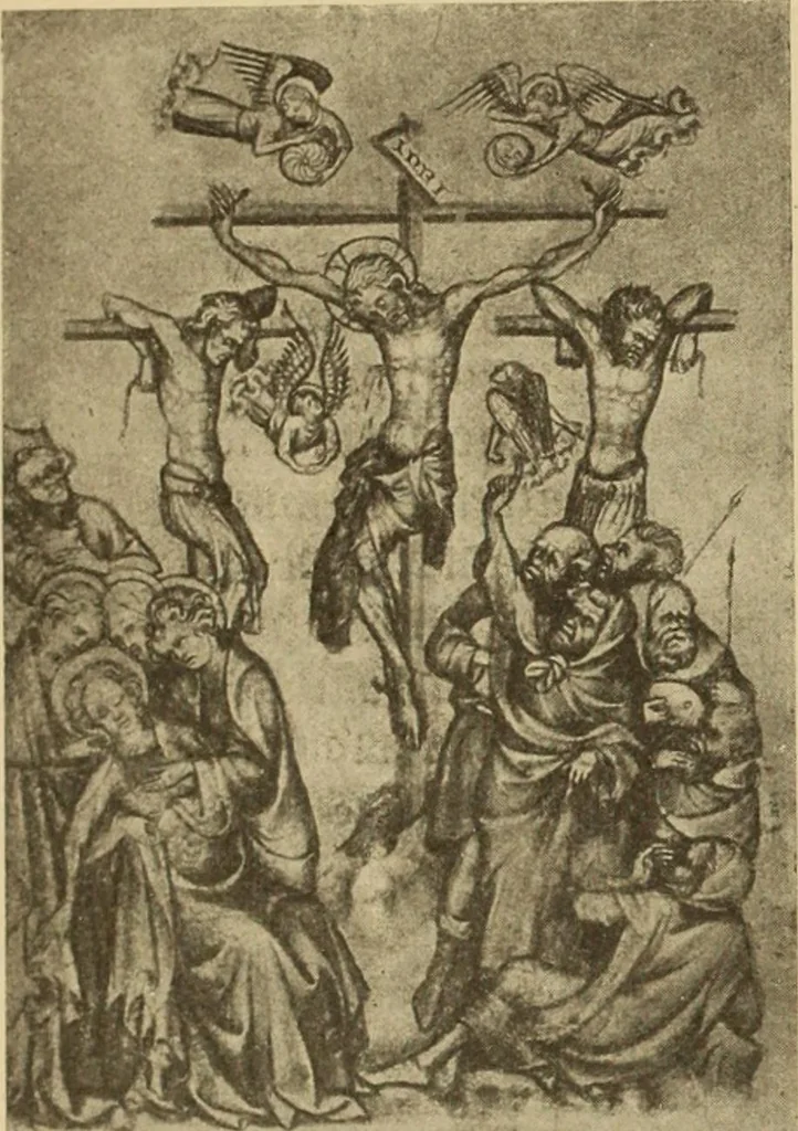 An illustration from L'art religieux de la fin du moyen âge en France;, 1908, leaf 25