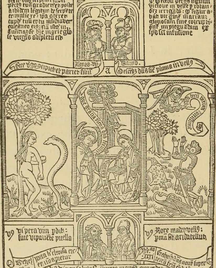 An illustration from L'art religieux de la fin du moyen âge en France;, 1908, leaf 257