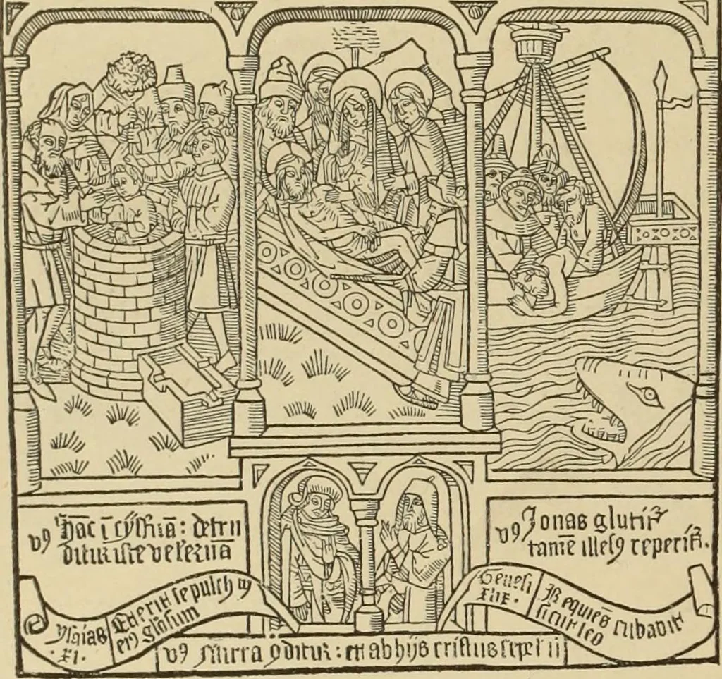 An illustration from L'art religieux de la fin du moyen âge en France;, 1908, leaf 259