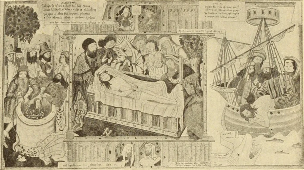 An illustration from L'art religieux de la fin du moyen âge en France;, 1908, leaf 260