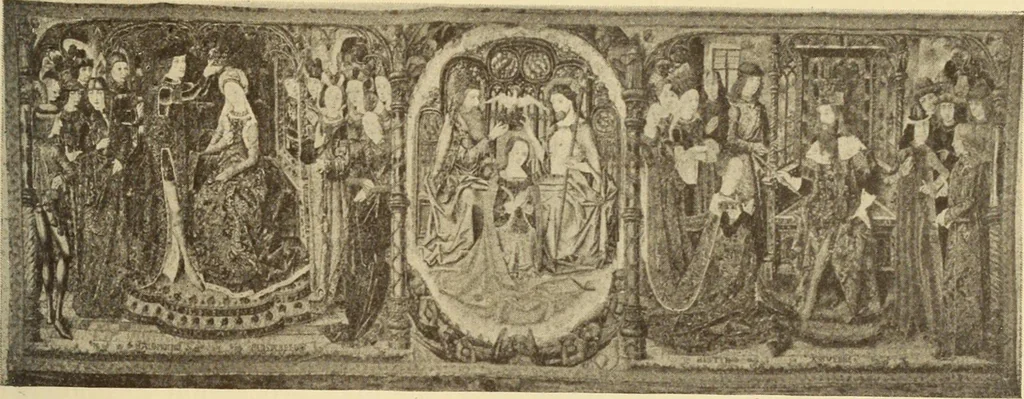 An illustration from L'art religieux de la fin du moyen âge en France;, 1908, leaf 262