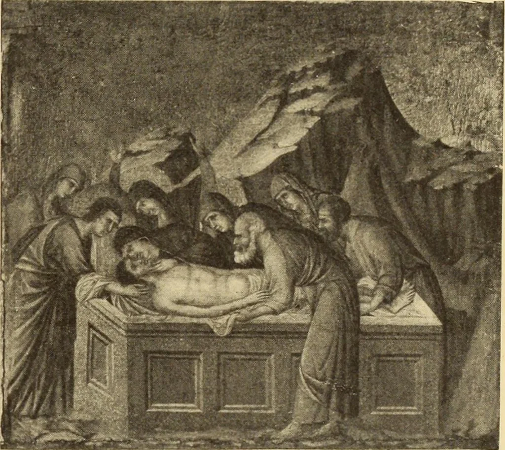 An illustration from L'art religieux de la fin du moyen âge en France;, 1908, leaf 28