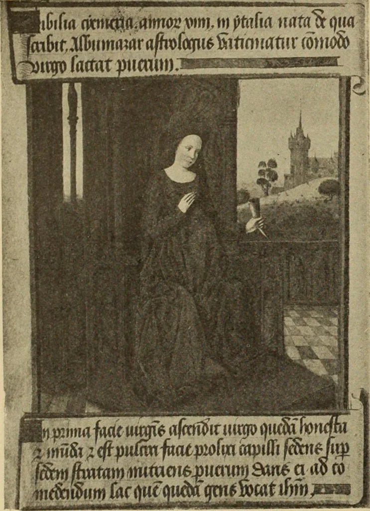 An illustration from L'art religieux de la fin du moyen âge en France;, 1908, leaf 287