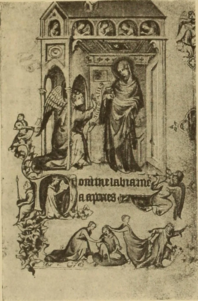 An illustration from L'art religieux de la fin du moyen âge en France;, 1908, leaf 29
