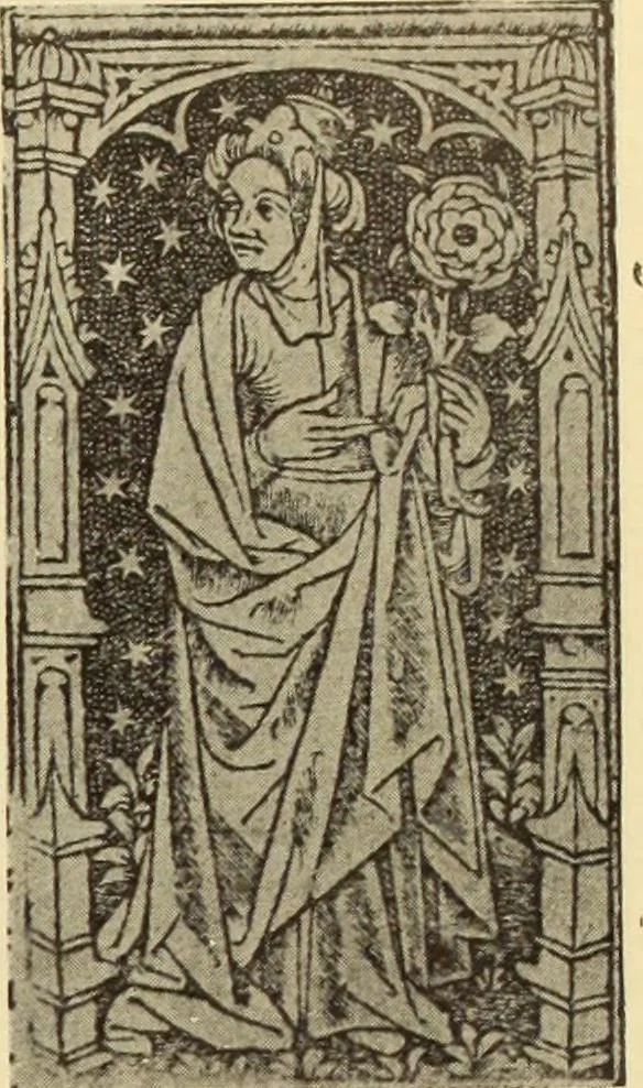 An illustration from L'art religieux de la fin du moyen âge en France;, 1908, leaf 290