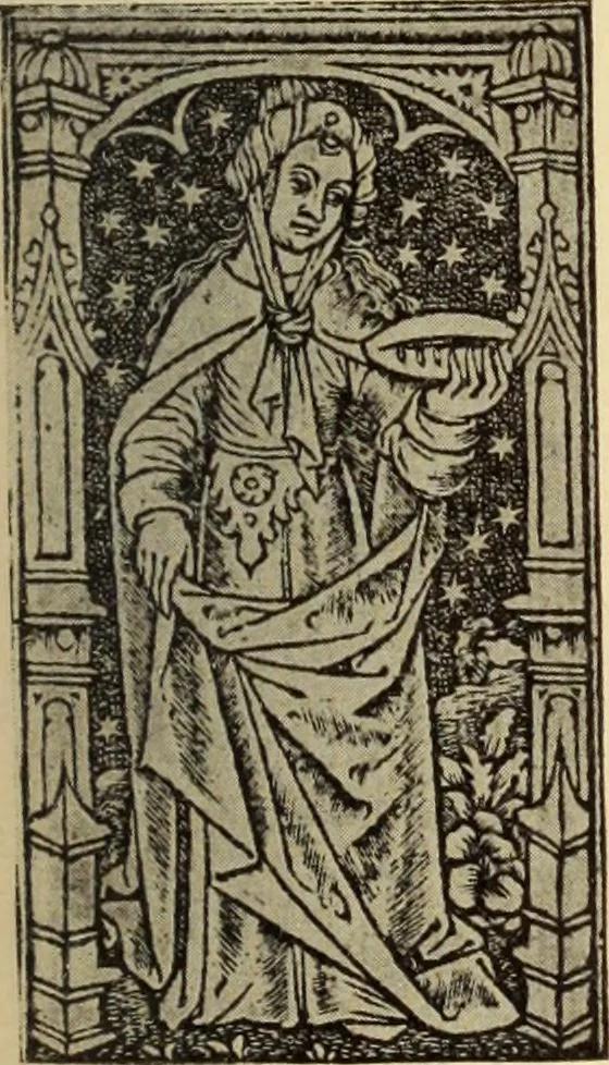 An illustration from L'art religieux de la fin du moyen âge en France;, 1908, leaf 290