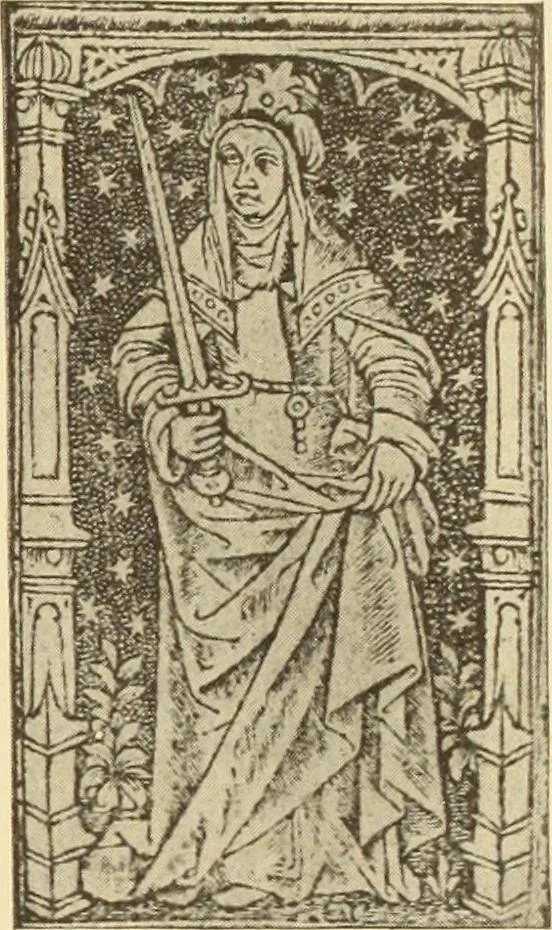 An illustration from L'art religieux de la fin du moyen âge en France;, 1908, leaf 292