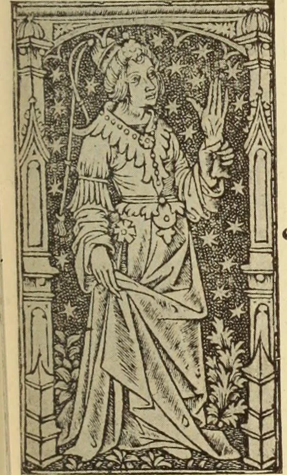 An illustration from L'art religieux de la fin du moyen âge en France;, 1908, leaf 292