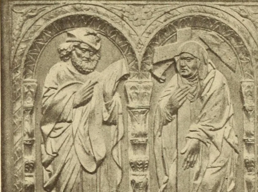 An illustration from L'art religieux de la fin du moyen âge en France;, 1908, leaf 296