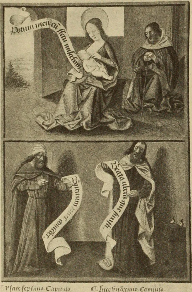 An illustration from L'art religieux de la fin du moyen âge en France;, 1908, leaf 297