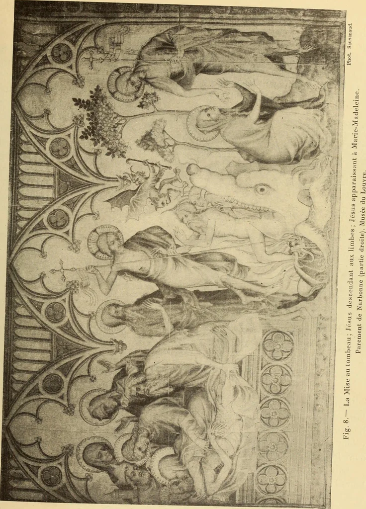 An illustration from L'art religieux de la fin du moyen âge en France;, 1908, leaf 30