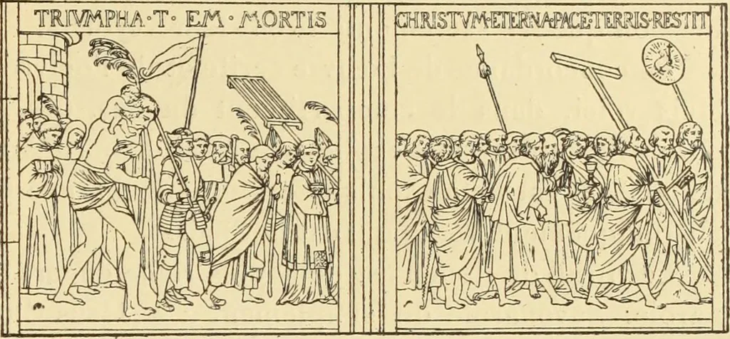An illustration from L'art religieux de la fin du moyen âge en France;, 1908, leaf 302