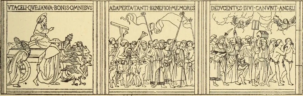 An illustration from L'art religieux de la fin du moyen âge en France;, 1908, leaf 302