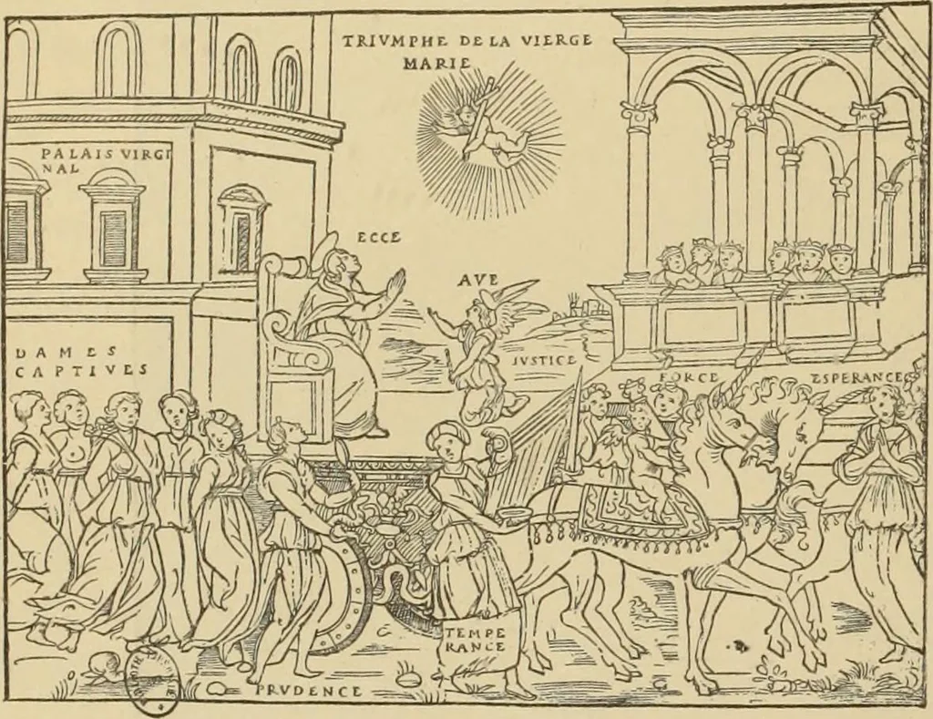 An illustration from L'art religieux de la fin du moyen âge en France;, 1908, leaf 307