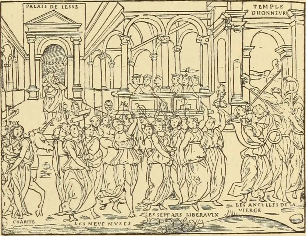 An illustration from L'art religieux de la fin du moyen âge en France;, 1908, leaf 308