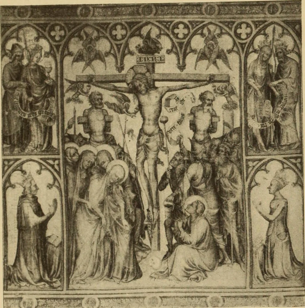An illustration from L'art religieux de la fin du moyen âge en France;, 1908, leaf 31