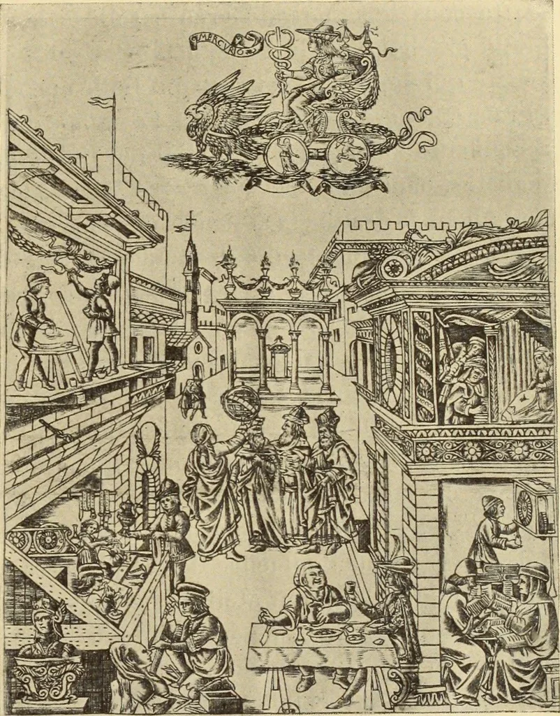 An illustration from L'art religieux de la fin du moyen âge en France;, 1908, leaf 320