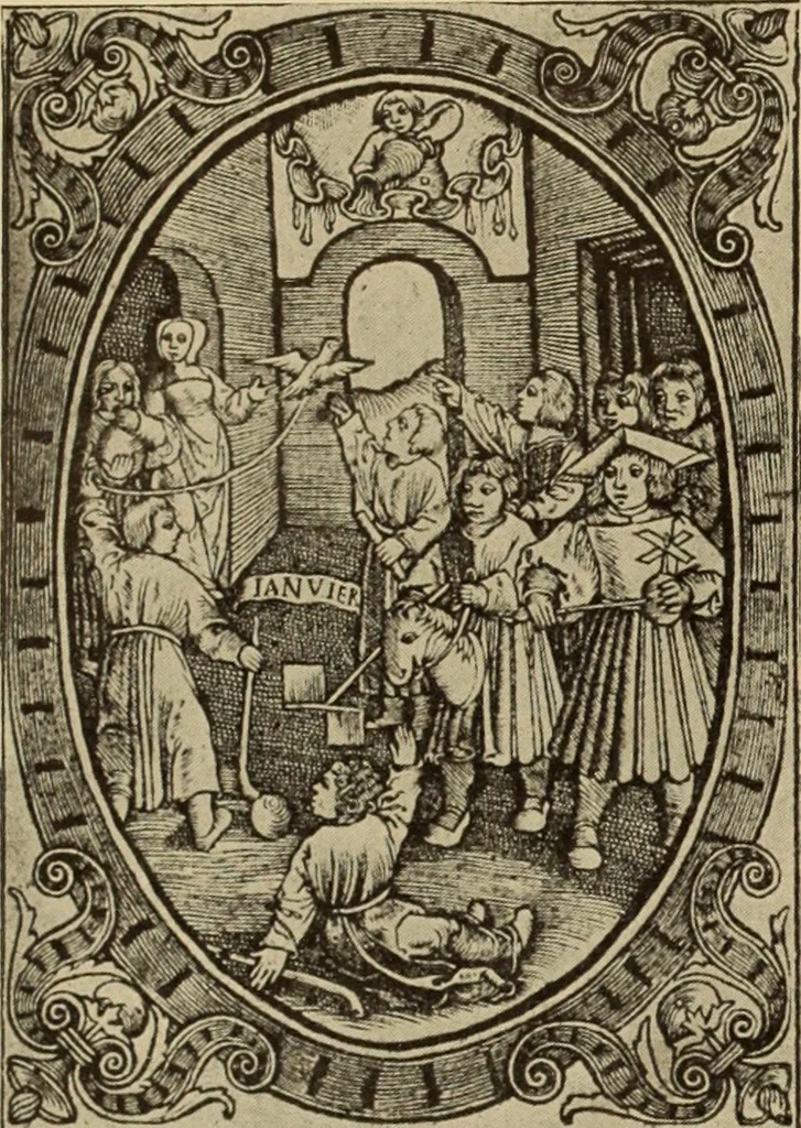 An illustration from L'art religieux de la fin du moyen âge en France;, 1908, leaf 323