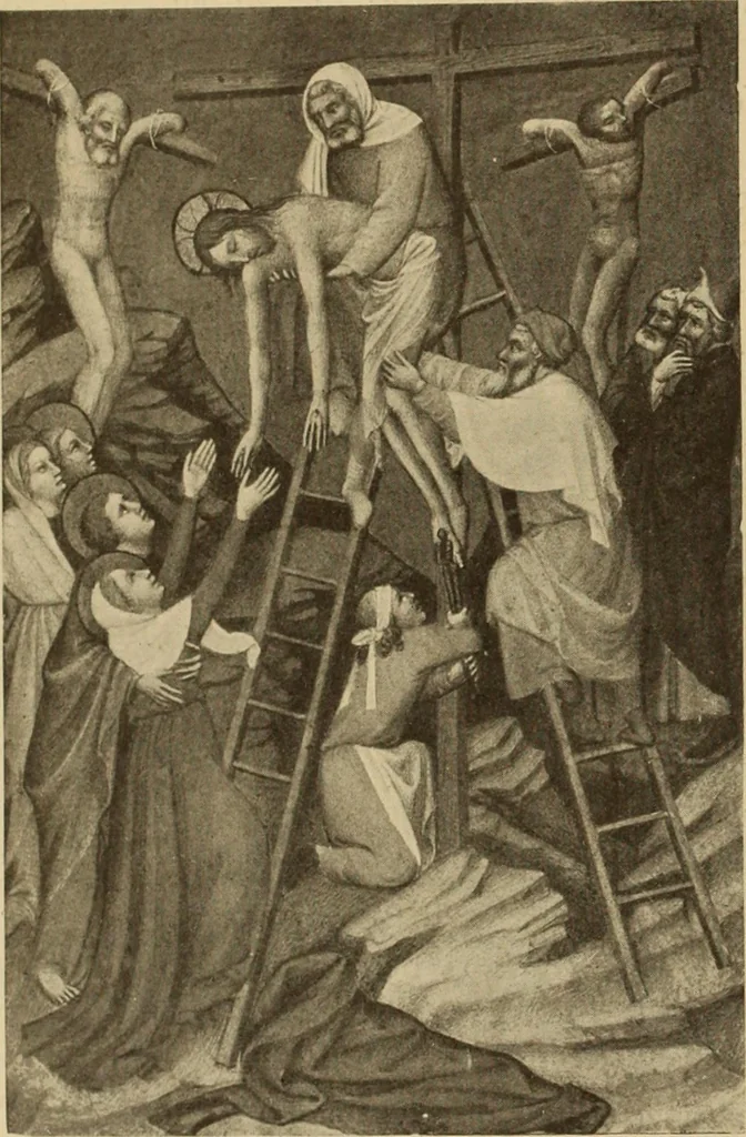 An illustration from L'art religieux de la fin du moyen âge en France;, 1908, leaf 33