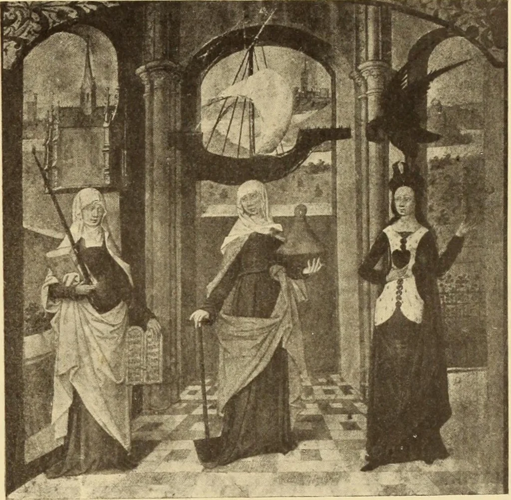 An illustration from L'art religieux de la fin du moyen âge en France;, 1908, leaf 338