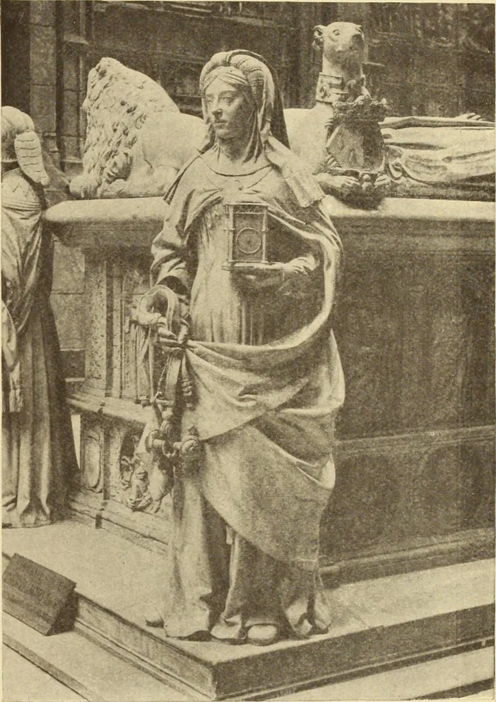 An illustration from L'art religieux de la fin du moyen âge en France;, 1908, leaf 342